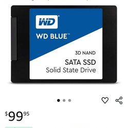 WD BLUE 500GB SSD USED