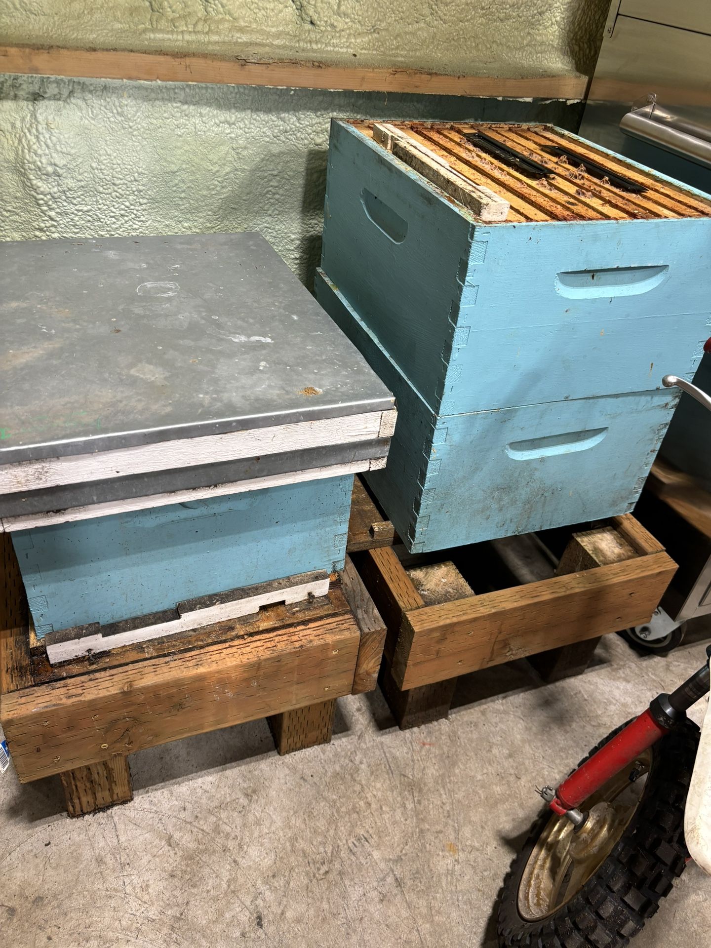 Bee Hives Plus Tools