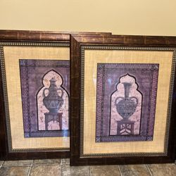 Two Large prints with frame