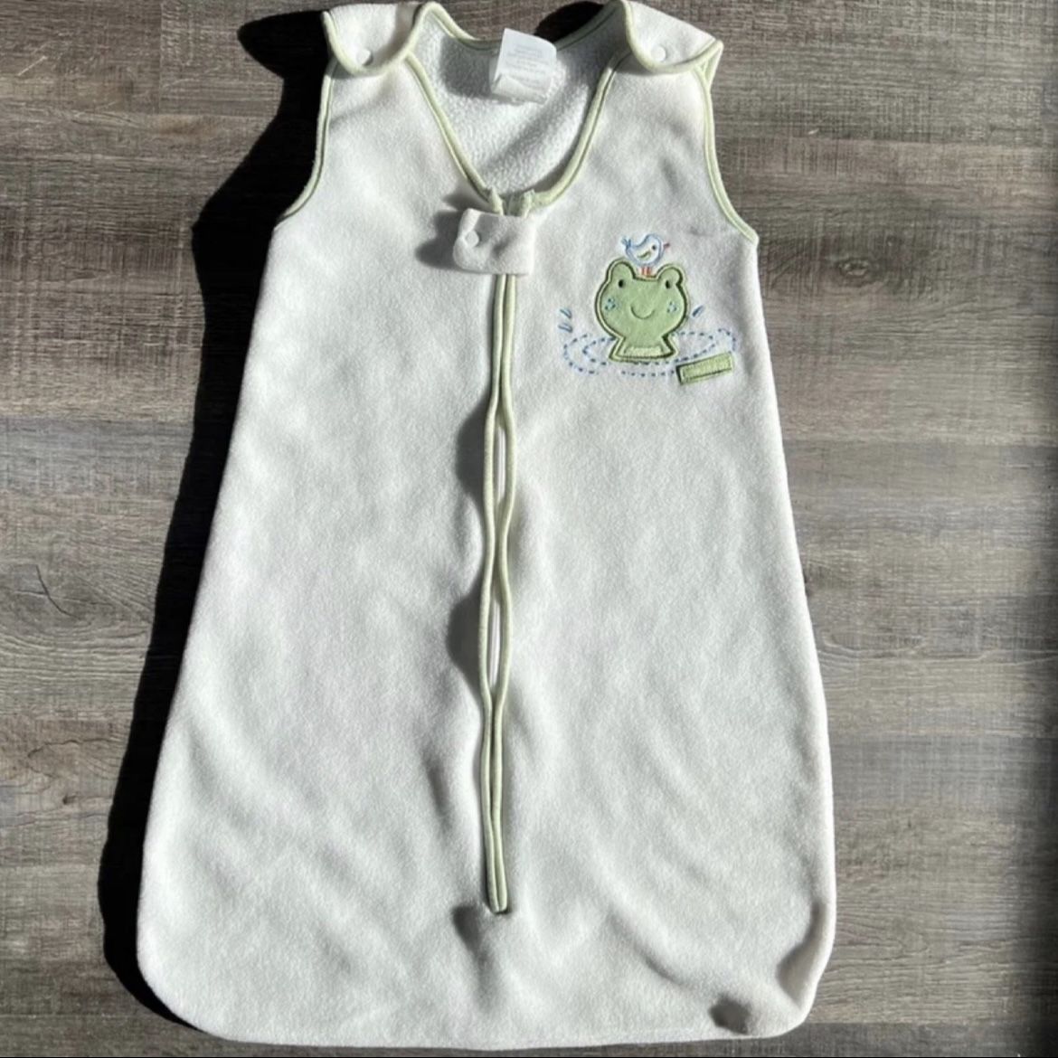 Carters 0-6 Month White Wearable Fleece Blanket Sleep Sack