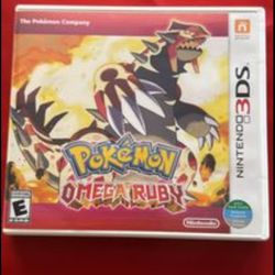 Pokemon Omega Ruby Nintendo 3DS Game