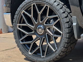 NEW WHEELS W OFF ROAD TIRES