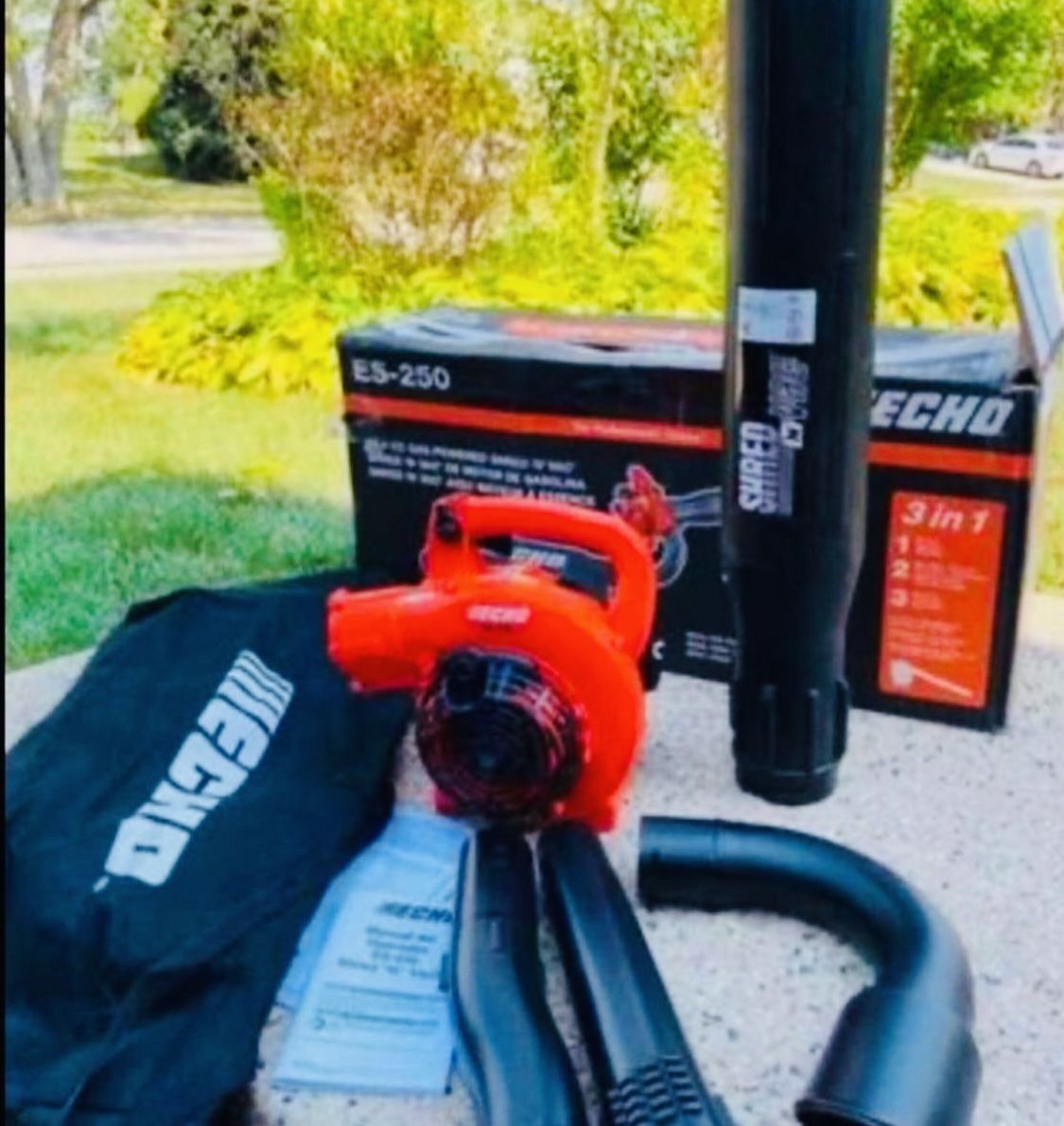 ECHO 165 MPH 391 CFM 25.4 cc Gas 2-Stroke Handheld Leaf Blower Shred N Vac