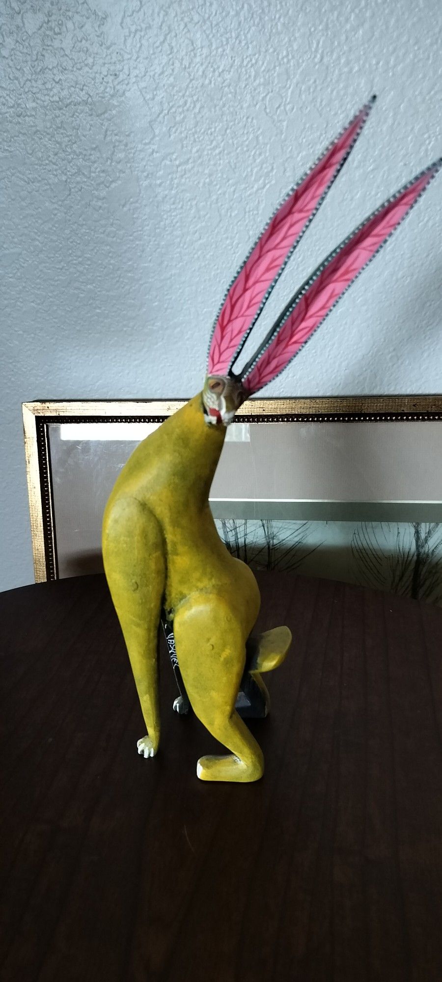 Wooden Rabbit Artwork Decor (See Details)