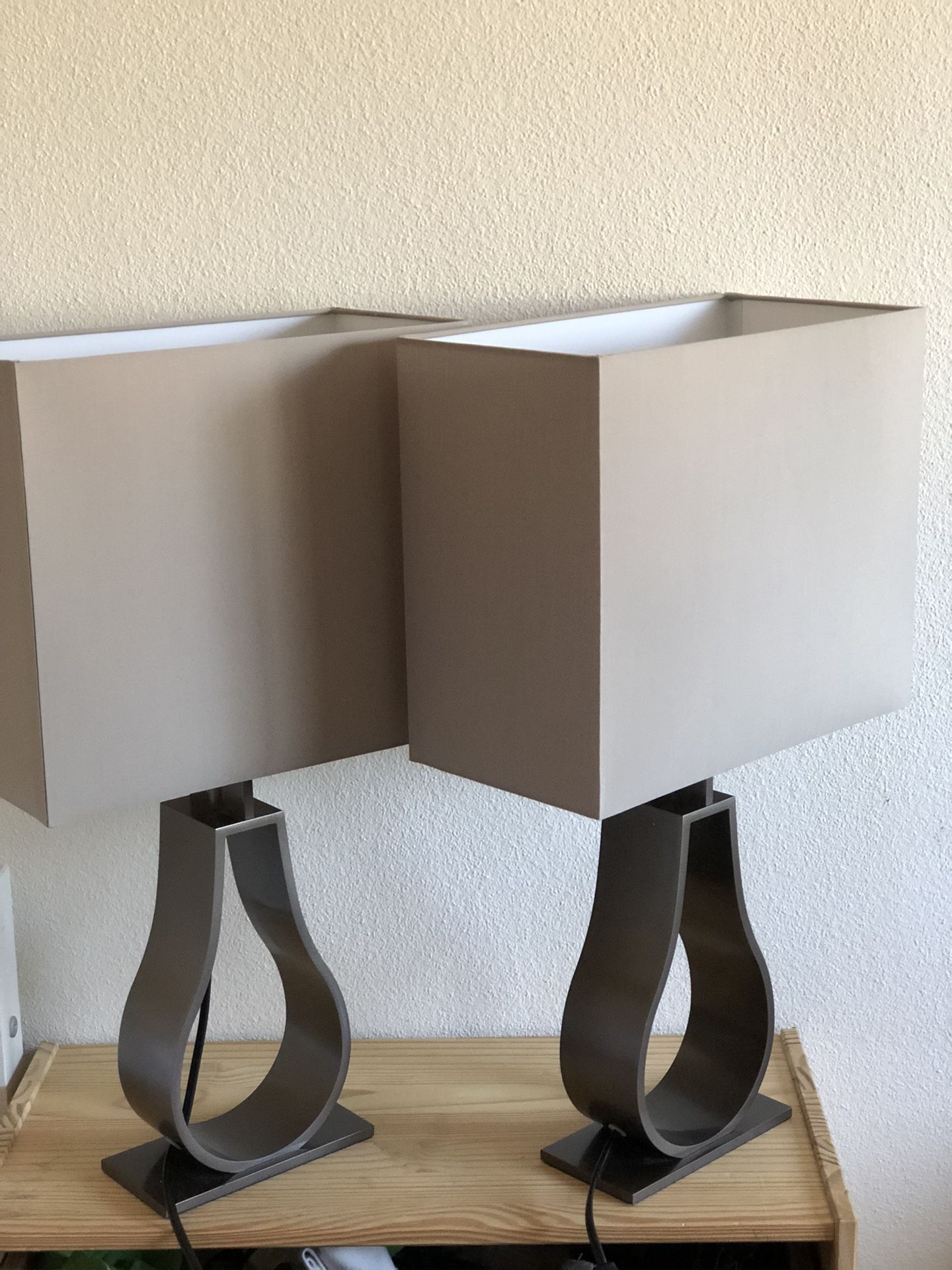 IKEA Klabb Bronze Lamps-Matching Pair