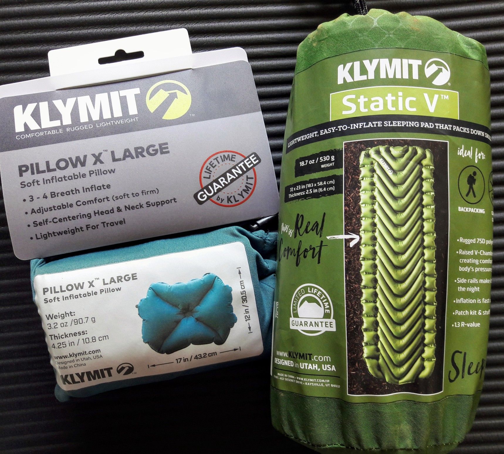 Klymit Air Mattress & Pillow