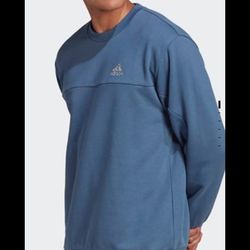 Adidas Stadium Fleece Badge Sport Sweatshirt HM7893 Men’s SMALL – NEW