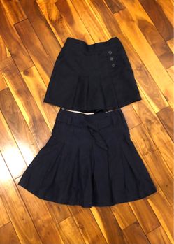 Kids Girls School Uniform Skirts Size 6 Small
