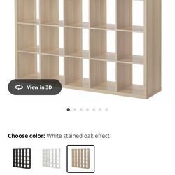 IKEA storage shelves