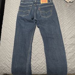 Navy Blue Levi Jeans