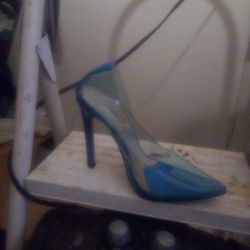 Aquamarine SweetSuade High Heels