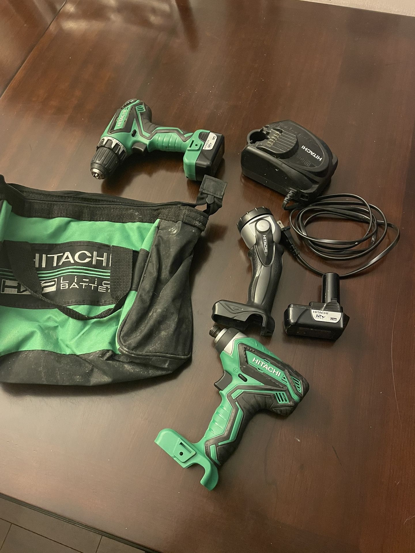 Hitachi Drill And Impact Driver Set