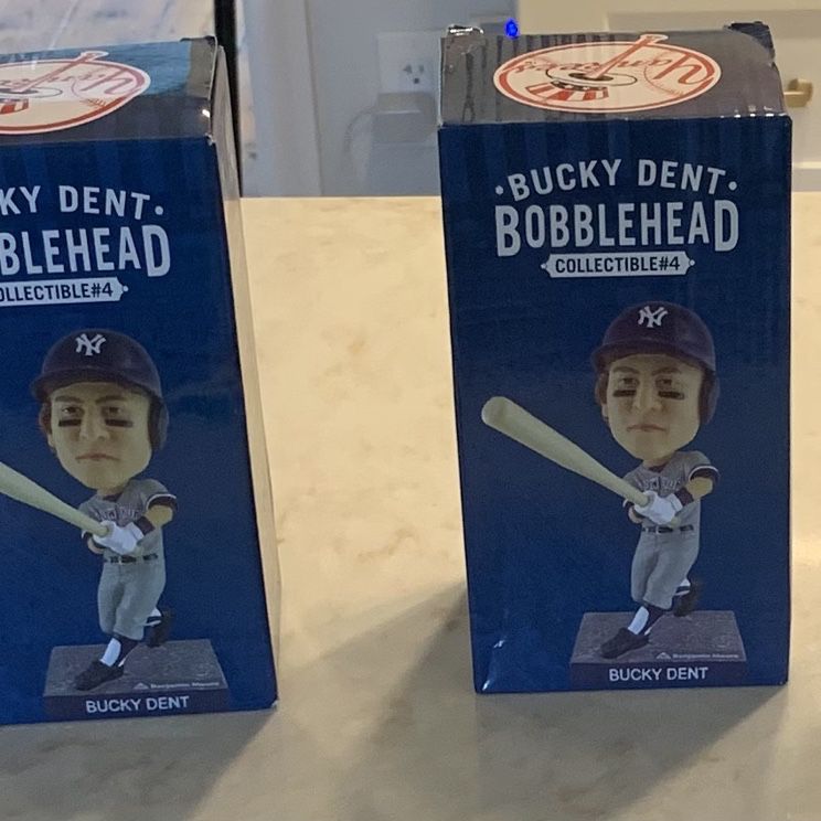 Bucky Dent Bobblehead 2023 - 2 Bobbleheads New York Yankees