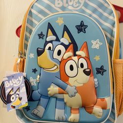 New Light-up Bluey Backpack 