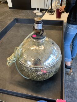 Mercury Glass Globe Table Lamp Base