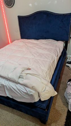 Full size bed and frame