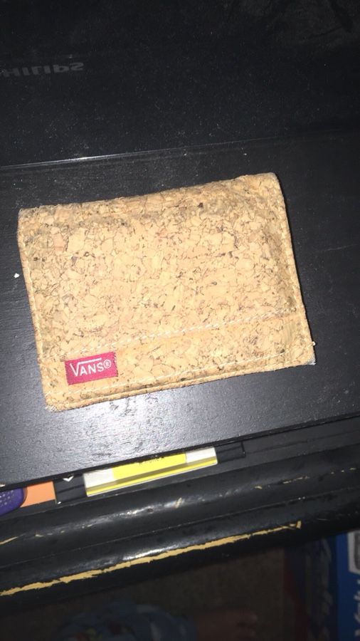 Vans cork wallet