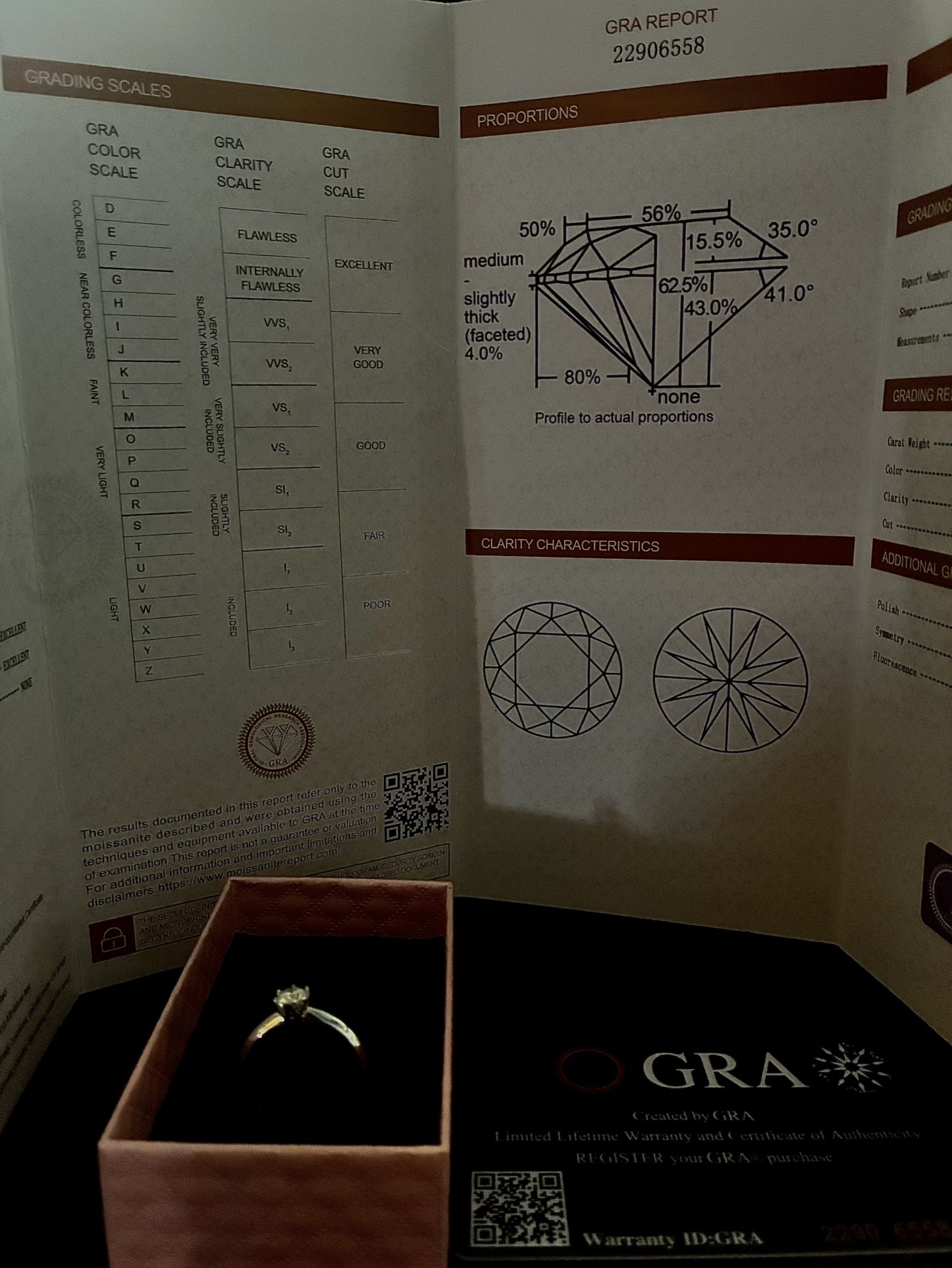 Moissanite Engagement Ring
