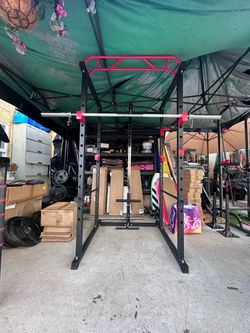 Power Rack Squat Cage with Pull-Up Bar Installed and Ready For Pick Up