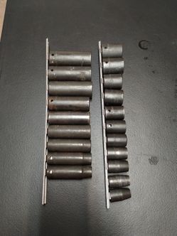 Snap On tools 1/2 drive SAE impact socket set