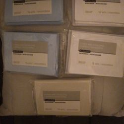 (5) Packs Of Note cards with Matching Envelopes NEW $29.95 Retail 