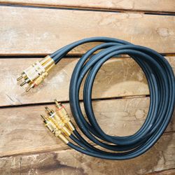 RCA Stereo Audio Cable Gold-Tipped