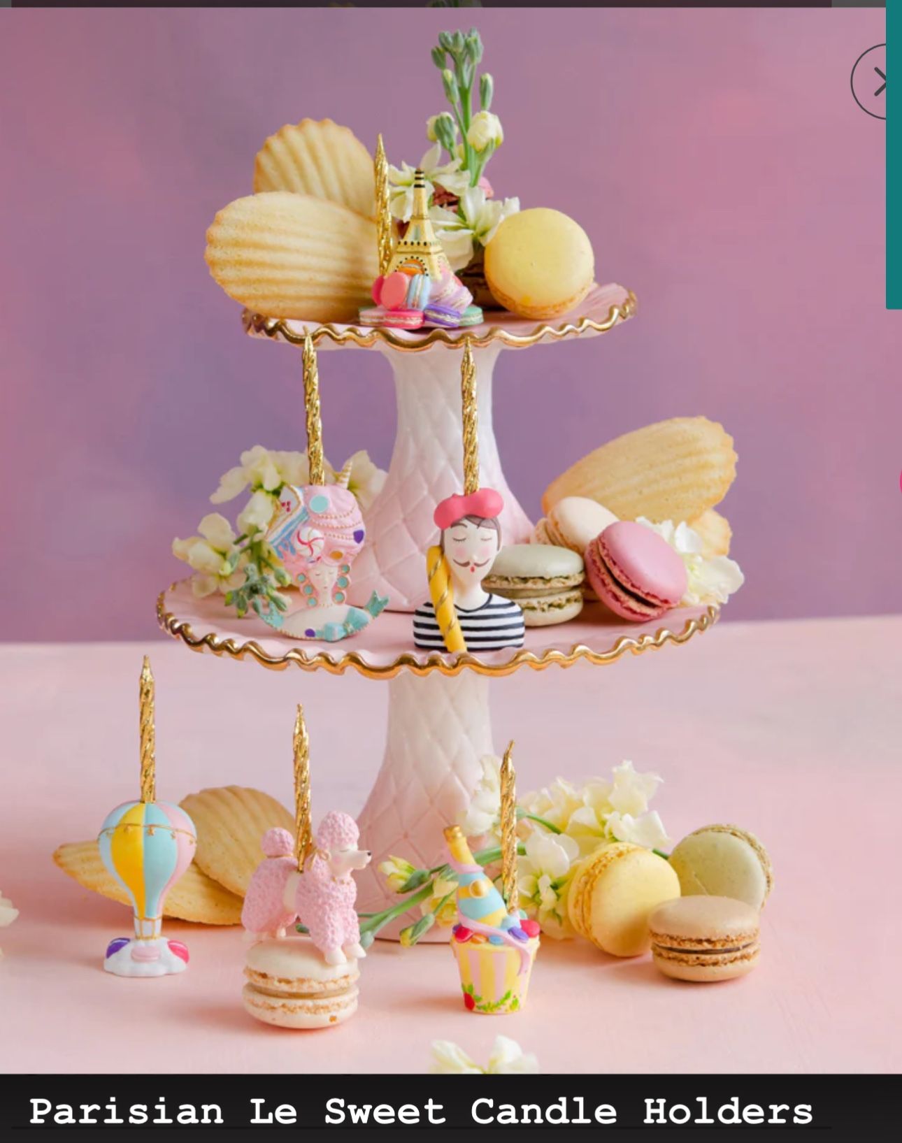 Glitterville Glitter Ville 4 Pc Parisian French Candle Holders Poodle Pierre Bottle And Eiffel Tower 4 Pc Set rare