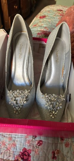 Silver Sparkly Heels