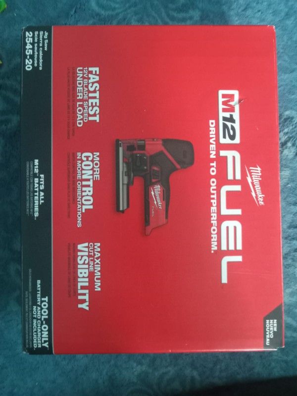 Milwaukee
M12 12V Fuel Lithium-Ion Cordless Jig Saw (Tool-Only)