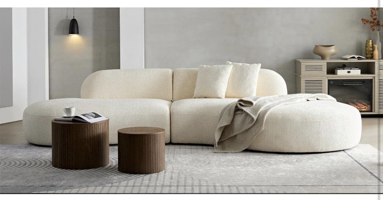 Sofa Curved Aesthetic
