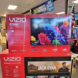 VIZIO 55 INCH QLED M SERIES TV'S IN STOCK VOICE SEARCH BLUETOOTH IN STOCK W/WARRANTY - PAYMENT OPTIONS