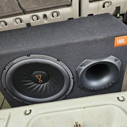 JBL Bass Pro12 Powered Subwoofer And Pioneer 4 Channel Amplifier 