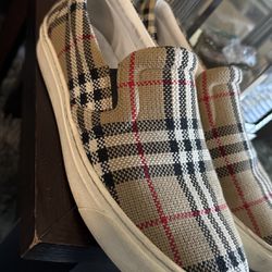 Burberry Vintage Check Slip-On Sneaker,