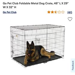 XL Foldable Dog Crate 