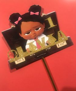 Boss Baby Girl Cake Topper