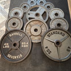 245lb Olympic Weight Plate Set 