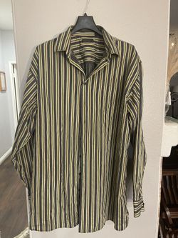 Big & Tall Men’s Long Sleeve Shirt Perry Ellis