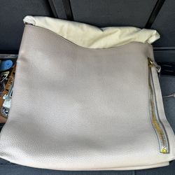 TOM FORD Alix Hobo Large in Grained Leather (Beige)
