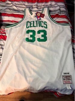 Celtics Bird 1985-86  jersey brand new with tags size 4X or size 60