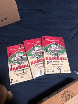 2025 Topps Chrome Platinum Hobby Box Factory Sealed