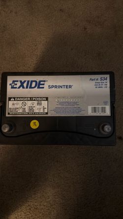 Car battery exide