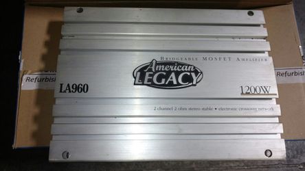 Legacy power amplifier 1200 watts