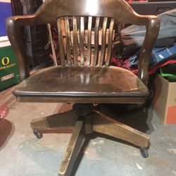 antique office chair 