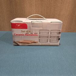 Ceramic Ramekins Dishware Oven Safe Dishwasher Safe Microwave Safe Set Of Six Will Take Best Offer