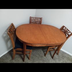 Dining Table with 3 Chairs