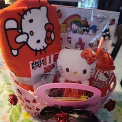 New Hello Kitty Basket 