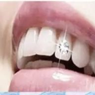 10 TEN CRYSTAL BLING GRILL TEETH HALLOWEEN COSTUME