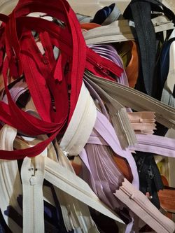 Zippers 10 por color  size14" , 16" , 18" , 20"