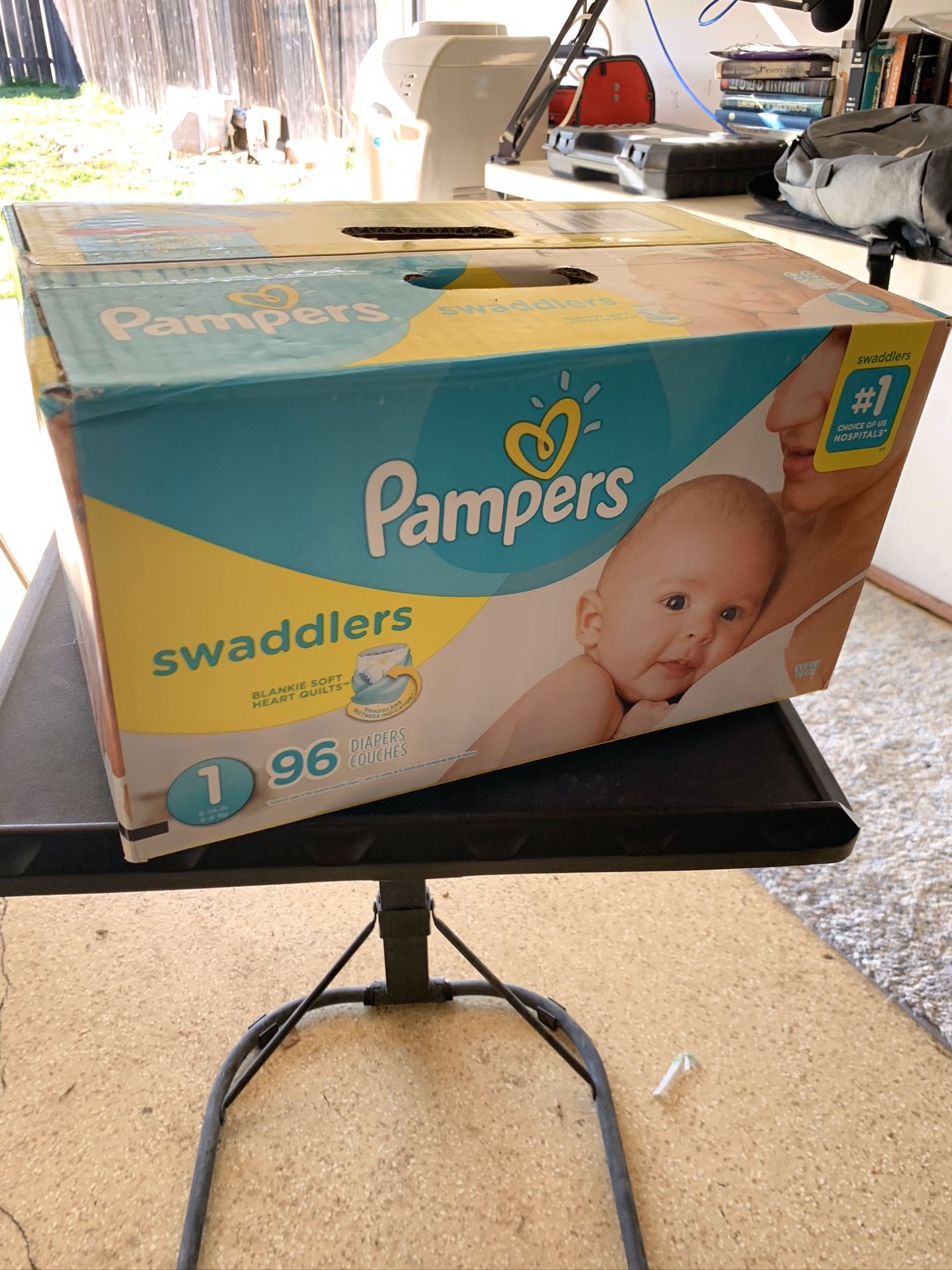 Huggies & Pampers never opened size 1(read description)