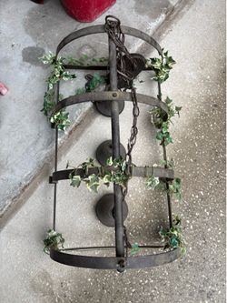 Pot hanger chandelier